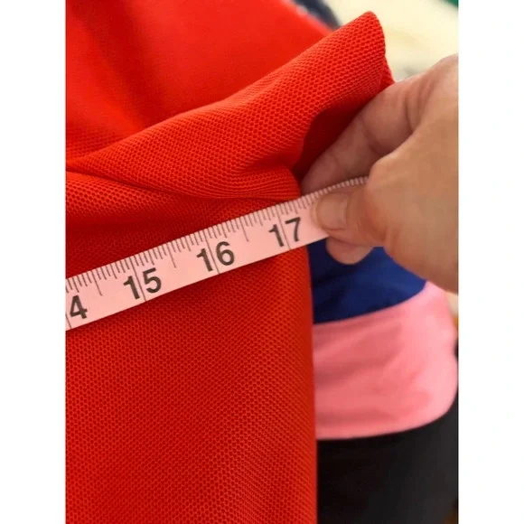 Vintage 60s Teena‎ Paige Red Dress Button Down Mini Shift Dress Short Sleeve - Picture 15 of 16